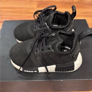 Black and white baby Adidas NMD
